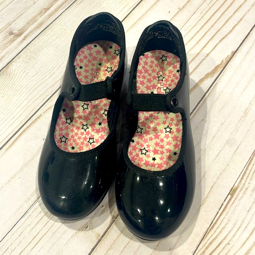 Black tap shoes